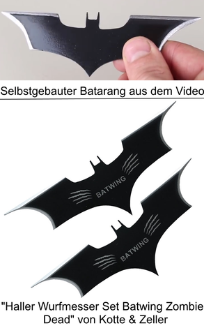 Der Vergleich - (Batman, wurfmesser, wurfstern)