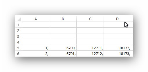 Tabellenaufbau - (Mathematik, Microsoft Excel, Zahlen)