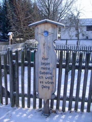 Totenbrett - (Sprüche, Friedhof, Grabstein)