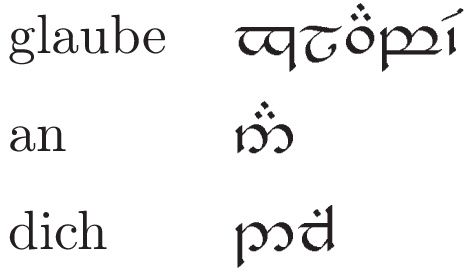 Ich will mir ein Tattoo machen lassen und zwar in der elbischen Schrift