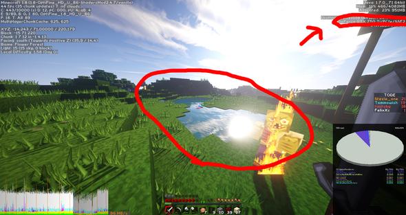 Minecraft Shader Bug Wasser (SEUS) Minecraft Shader Bug Wasser (SEUS)