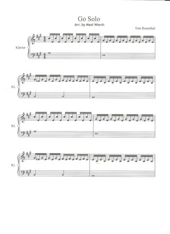 Seite 1 A - Dur - (Noten, Klavier, Piano)
