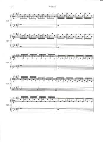 Seite 2 A - Dur - (Noten, Klavier, Piano)