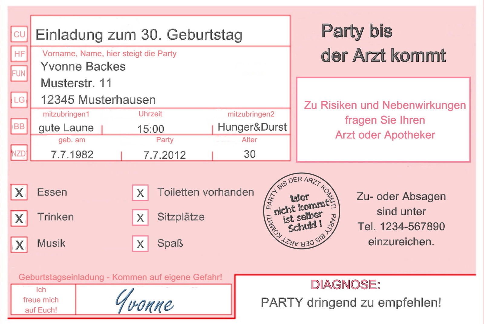 Drucke Selbst Kostenlose Geburtstagseinladung Zum Ausdrucken