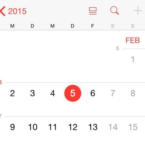 Kein plus :( - (Kalender, IPhone 5s, iOS 8)