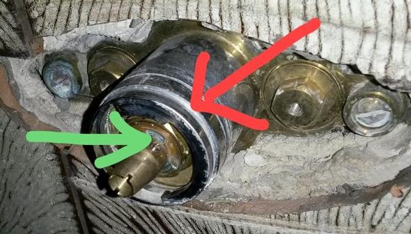 Dusche Mischbatterie ausbauen - bitte um Hilfe? (Sanitär)