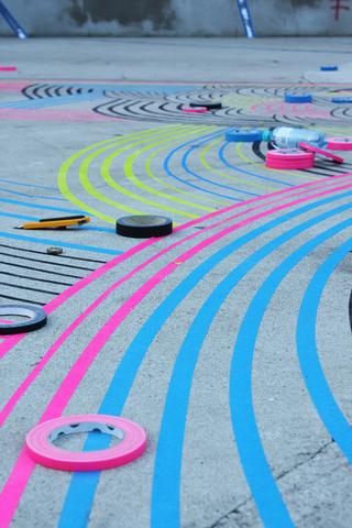 TAPE ART by TAPE OVER // Spreepark Berlin - (Tape, TAPEART)