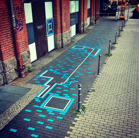 TAPE ART by TAPE OVER // BERLIN MUSIC WEEK // street - (Tape, TAPEART)