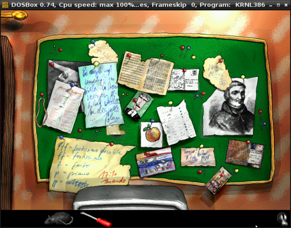 Screenshot Opera Fatal in der Dosbox 02 - (PC, Spiele, Rollenspiel)