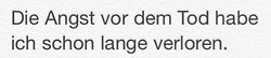 Kennt ihr Sprüche übers Ritzen? (Leben, Gedicht, SvV)