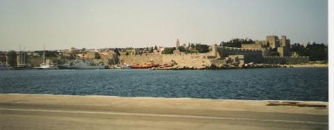 Der große Hafen von Rhodos. Eigenes Photo  - (Urlaub, Griechenland, Last Minute)