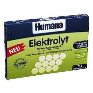 Humana Elektrolyte mit Fenchelgeschmack - (Cola, Salzstangen)