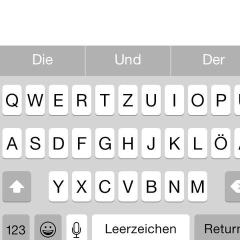 Tastatur 2 - (iPhone, Tastatur, iOS 8)