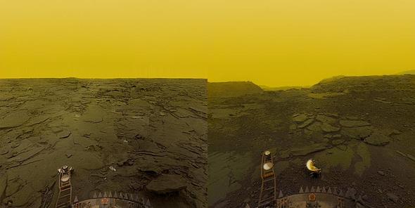 Oberfläche des Planeten Venus - (Weltraum, Venus)