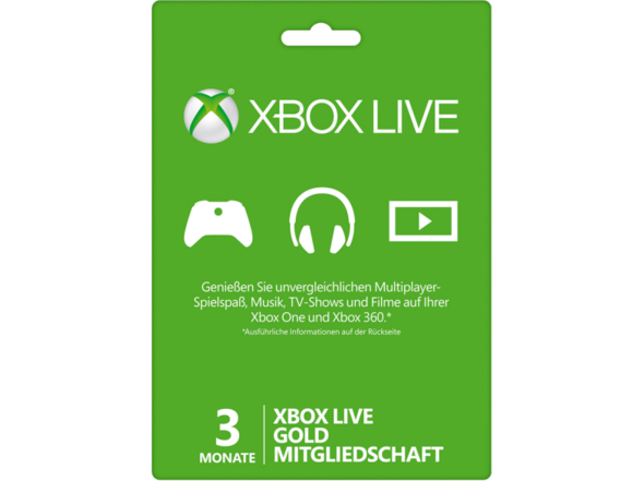 Xbox Live Gold Mit Guthabenkarte Kaufen Nicht Moglich Microsoft Xbox One