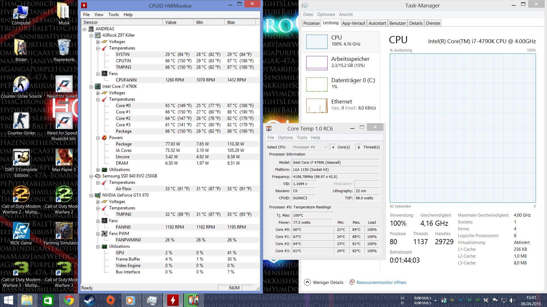 wie warm darf PC Hardware werden? Gaming, Grafikkarte)
