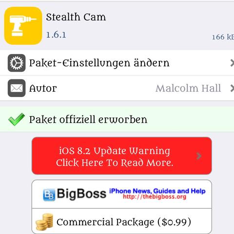Stealth Cam - (Handy, iPhone, Apple)