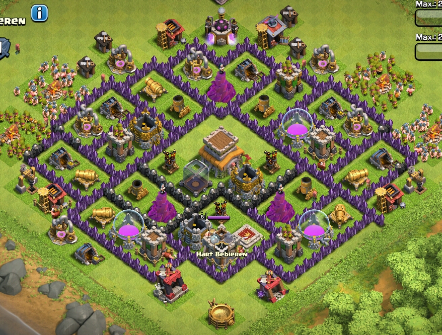 Clash Of Clans Rathaus Level 8