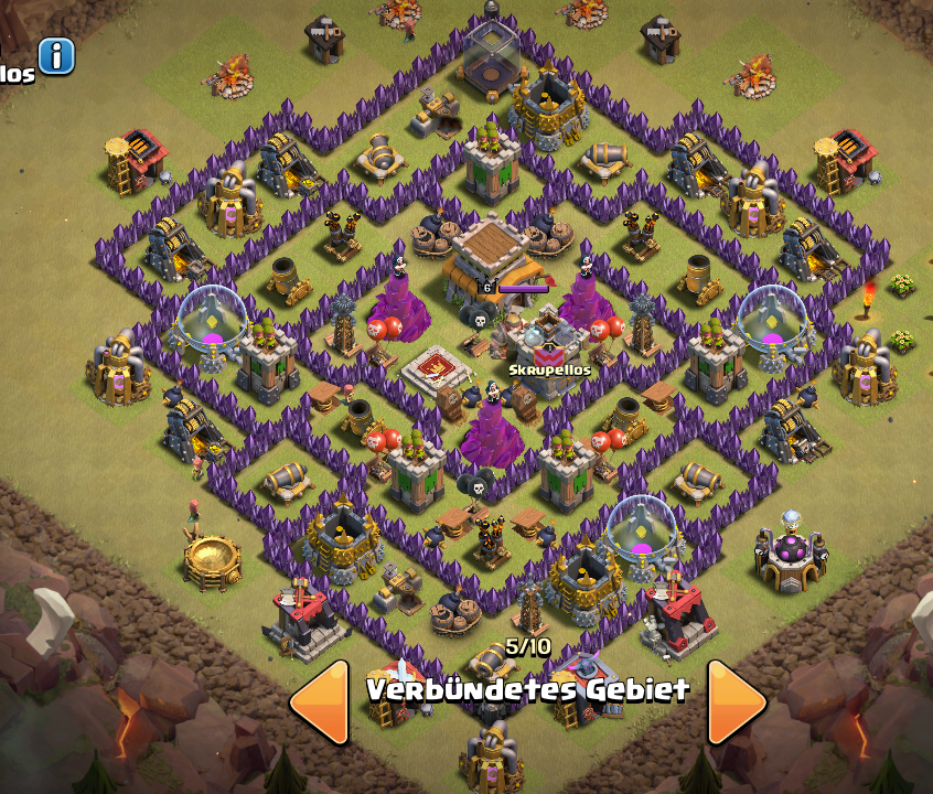 Beste Aufstellung Clash Of Clans Rathaus Level 8 Clash of Clans Rathaus Level 8 Kriegsdorf