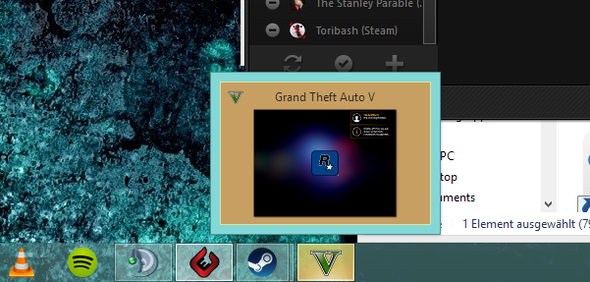 Naja, zumindest kann ich es über die Vorschau im Taskmanager sehen - (PC, Spiele, GTA V)