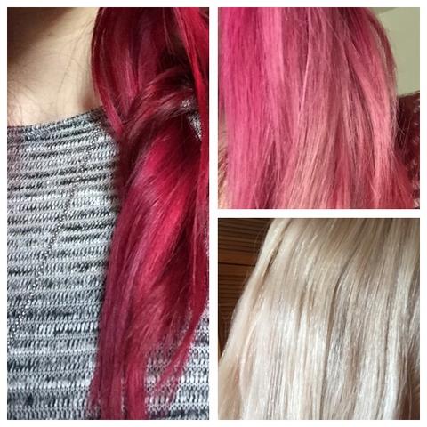 Zu rot geworden haare Gelbstich im