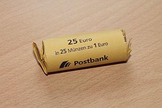 Munzrollen Postbank Geld Munzen