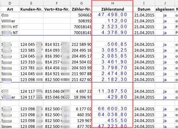 Gesperrte Zahl - (Excel, Format, gesperrt)