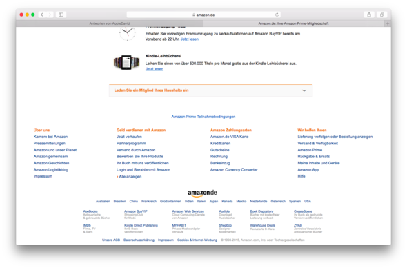 Amazon Prime Mitgliedschaft teilen?