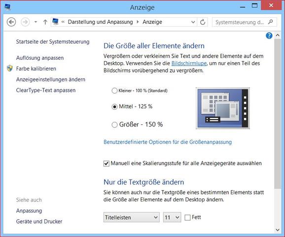Windows8 Anzeigeoptionen - (Notebook, Mozilla Firefox, Windows 8)