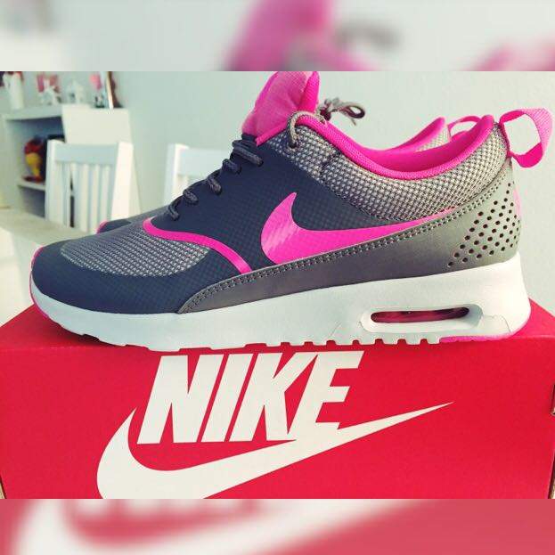 Nike thea grau pink Clearance