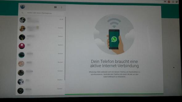 handy kaputt, trotzdem bekommende Nachrichten in whatsapp ...