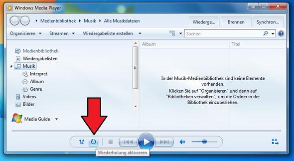 Windows Media Player endless playback - (Computer, Software, Sprachnachricht)