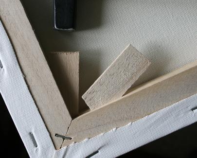 Muss Man Die Keile Bei Einer Leinwand Auf Keilrahmen Benutzen Und Wozu Kunst Hobby Malen