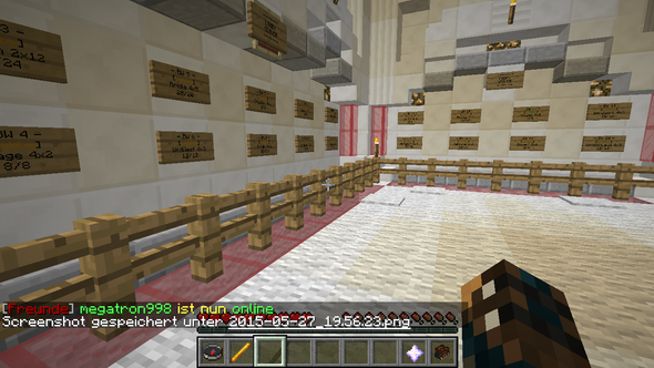Dann in der Bedwars-Lobby ... (*tafel auswählen*) - (Minecraft, GommeHD, Bedwars)