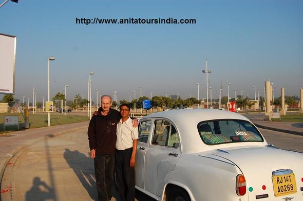 mein Freund und Fahrer Bangali - Anita Tours India - (Reise, Ausland, Indien)