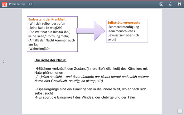 verlauf seiner Krankheit teil 2 - (Schule, deutsch, Abitur)