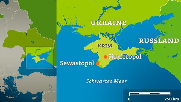 Die Krim ist eine Halbinsel. - (Unterschied, Insel, Halbinsel)