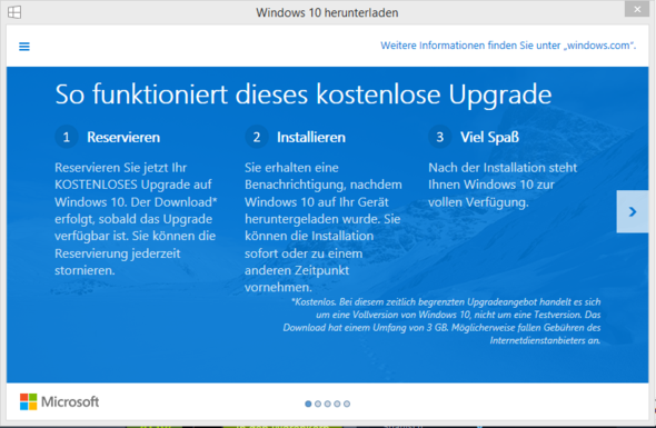 Screenshot Win 10 Upgrade - (Windows, Windows 10, Microsoft)