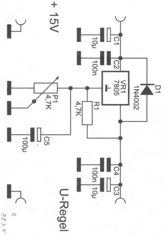 Spannungsregler einstellbar - (Elektronik, Netzteil, Potentiometer)
