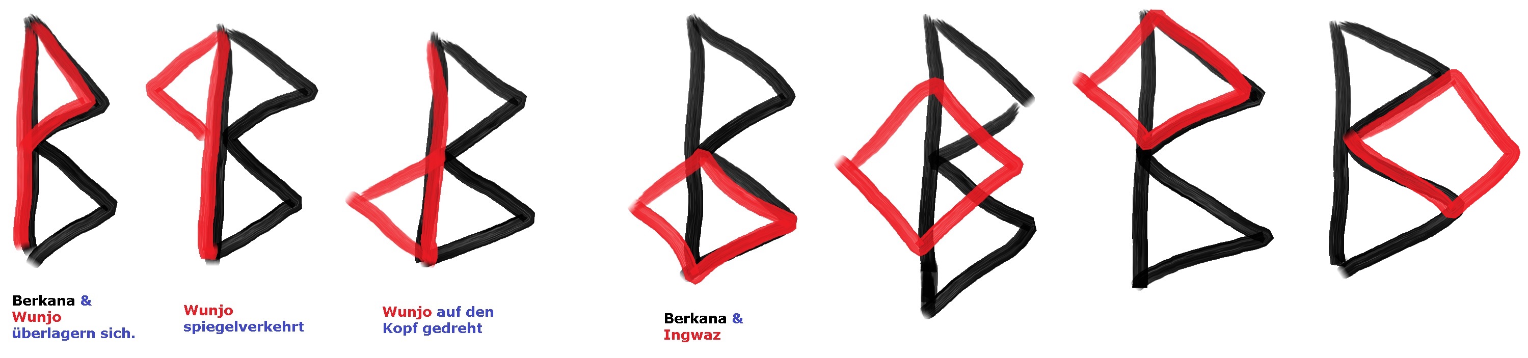 Binderune Passen diese Runen (optisch) für ein Tattoo zusammen?