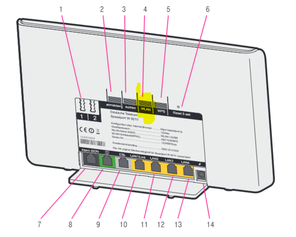 Wlan Speedport funktioniert nicht mehr? (Schule, Internet)