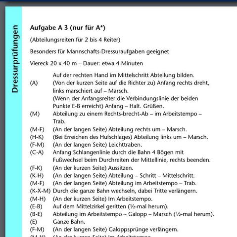 Hallo Ich Reite Auf Einem Wbo Turnier Die A3 Ich Finde Diese Aufgabe Leider Nicht Wbo Aufgabe Kann Mir Die Jemand Schicken Pferde Reiten E Dressur