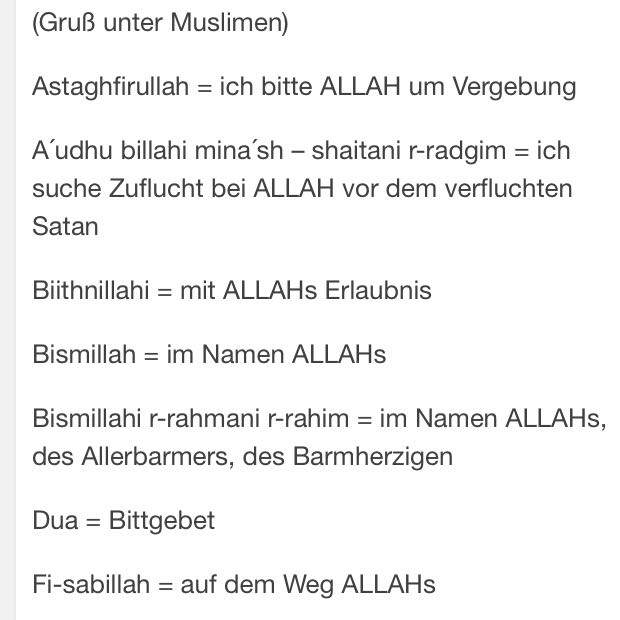 Was Bedeutet Das Wort Inshallah