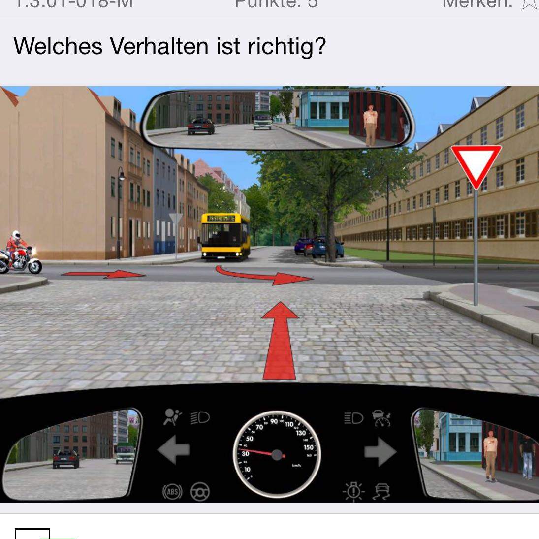 Fahrschule, wann gilt die LinksabbiegerRegel? (Auto