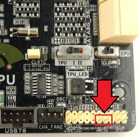 Asus Z87 Pro - Power Switch Pins - (Computer, Technik, PC)