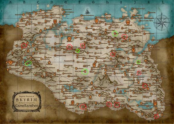 Da ist die map - (PlayStation 3, The Elder Scrolls V: Skyrim)