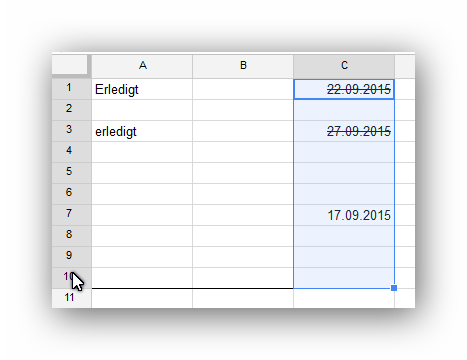 Ist Google Spreadsheets Bedingte Formatierung Mit If Und