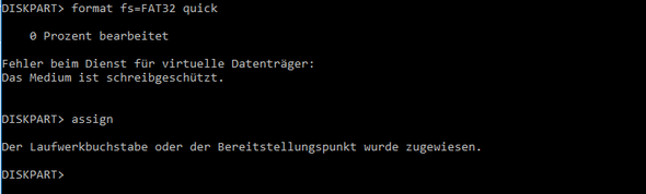 - (Fehler, USB-Stick, EA)