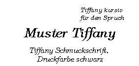 Schriftart Tiffany - (Tod, Text, Trauer)