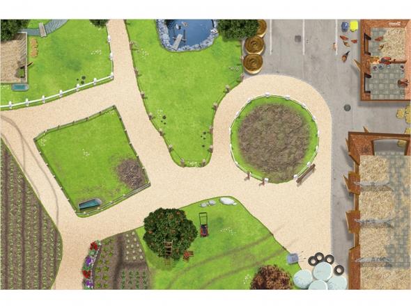 Spielteppich Bauernhof - (Geschenk, Spielzeug, 5 Jahre)